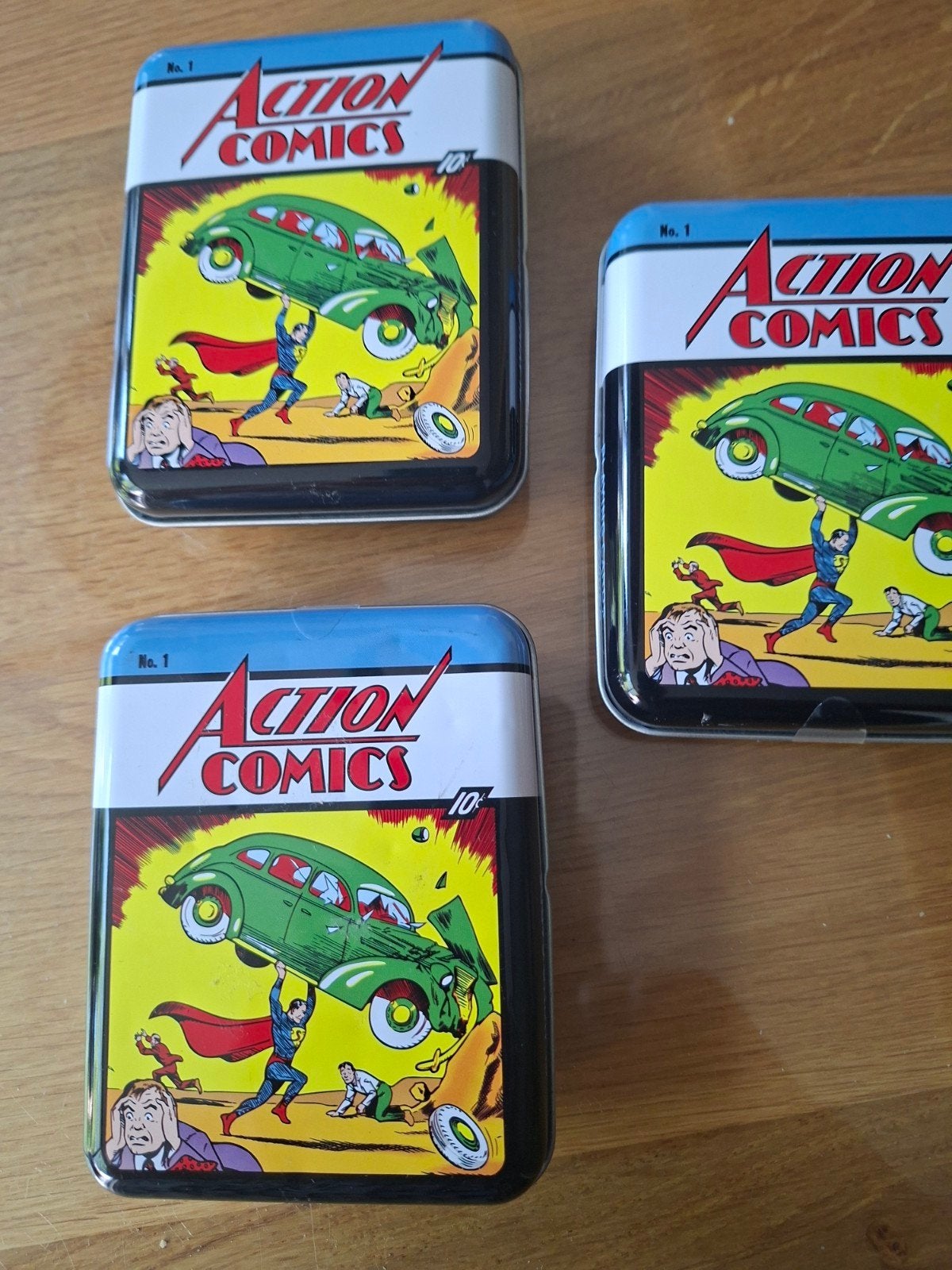 Superman Action Comics speelkaarten (3 sets), Verzamelen, Ophalen of Verzenden, Nieuw, Speelkaart(en)
