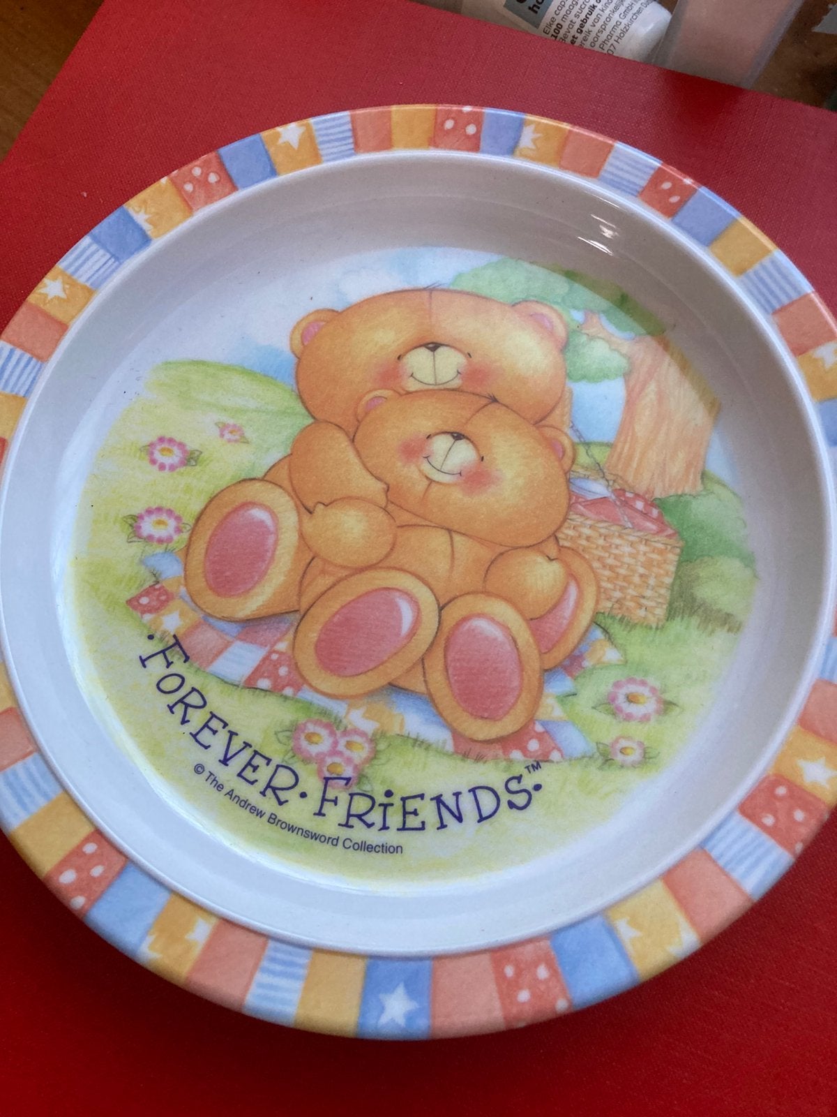 Bord forever friends, Huis en Inrichting, Keuken | Servies, Overige materialen, Ophalen of Verzenden, Zo goed als nieuw, Bord(en)