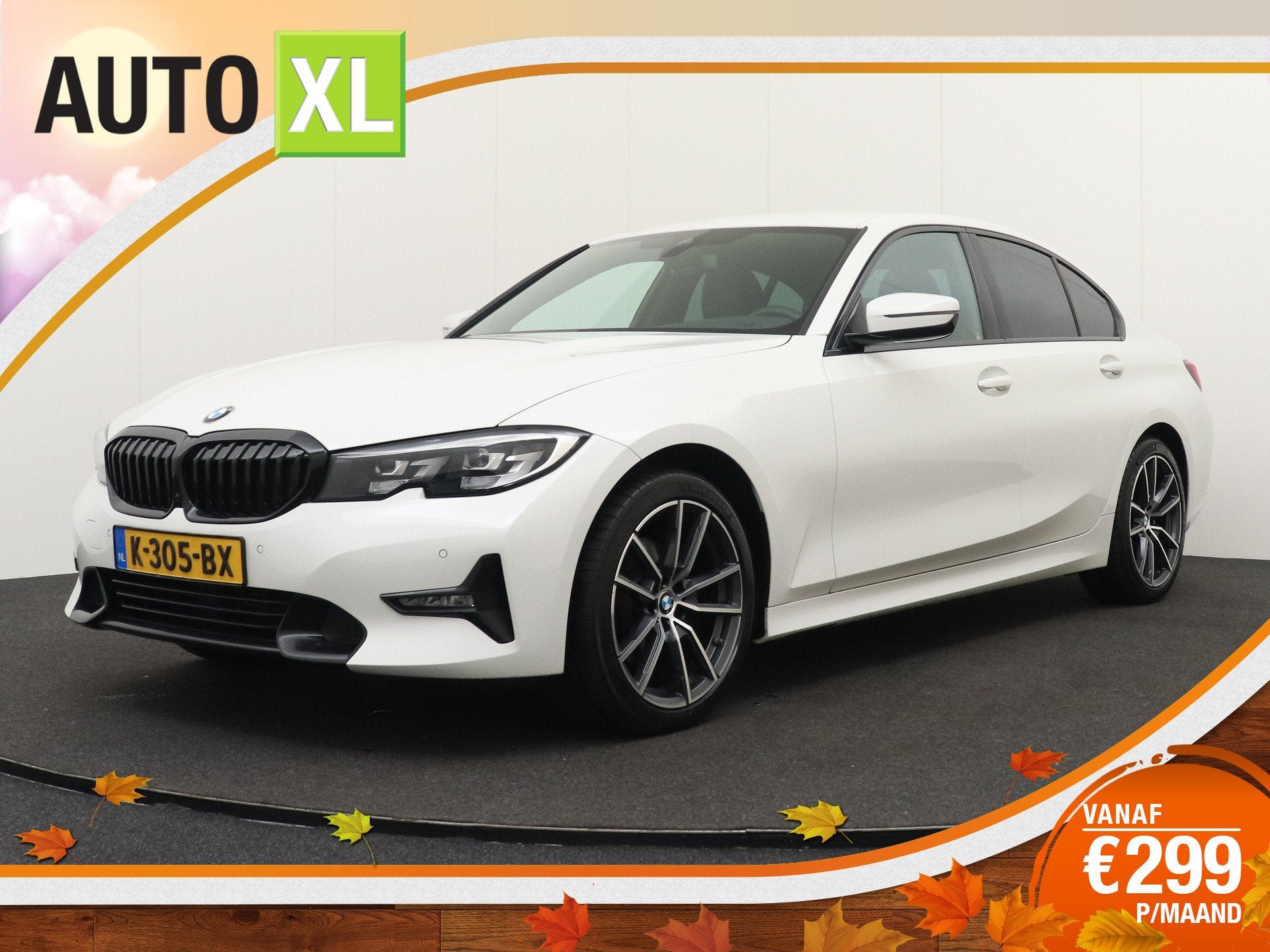 BMW 3-serie 320i M-Sport Shadow Line M-Sportstoelen Stoelver, Auto's, Automaat, Achterwielaandrijving, Gebruikt, 4 cilinders