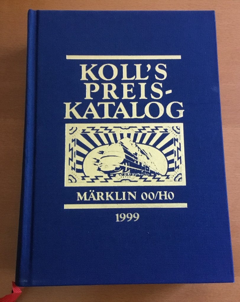 Märklin H0 Koll's Prijscatalogus 1999 gebonden editie 1200 b, Wisselstroom, Zo goed als nieuw, Märklin, Boek, Tijdschrift of Catalogus