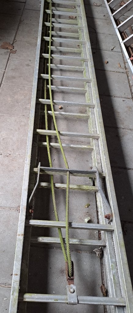 lader 18 sporten, Doe-het-zelf en Verbouw, Ophalen, Gebruikt, Ladder, 4 meter of meer