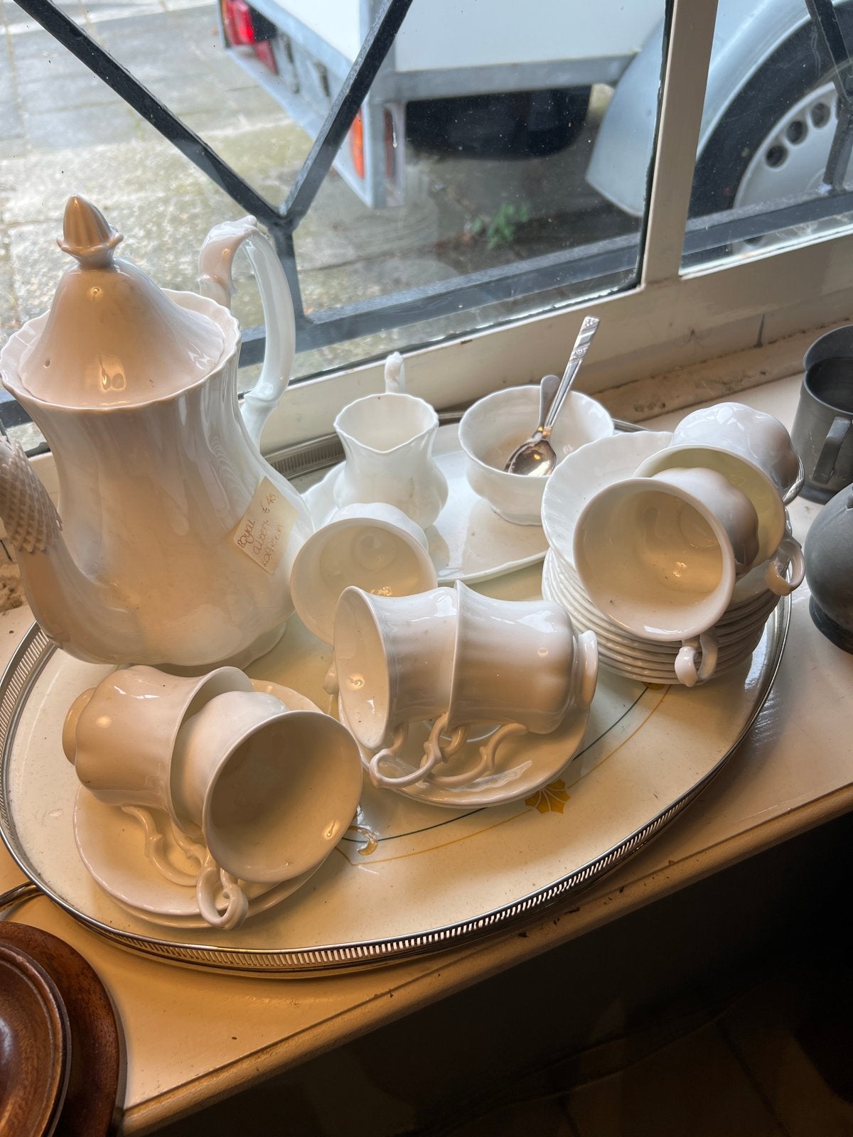 Royal Albert Reverie Theepot, Kop en Schotels, Roomstel