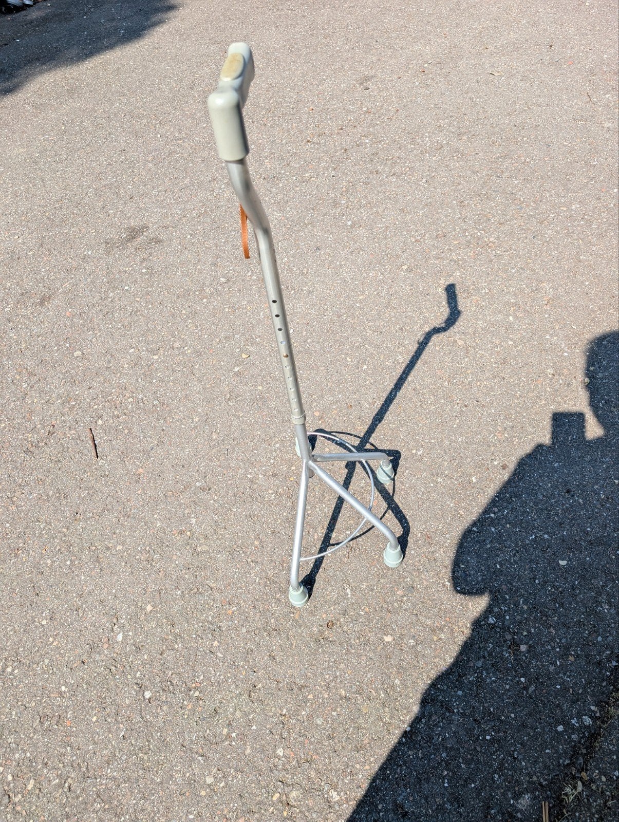 vierpoot wandelstok, Ophalen of Verzenden, Gebruikt
