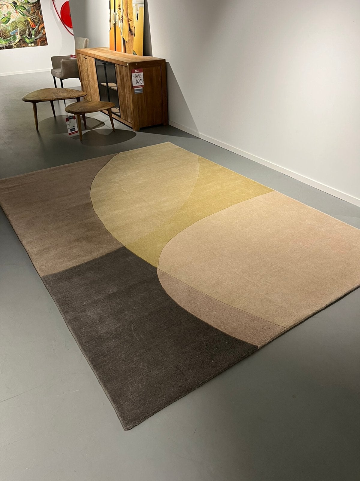 Vloerkleed Shades 200x290, Ophalen, 150 tot 200 cm, Groen, 200 cm of meer