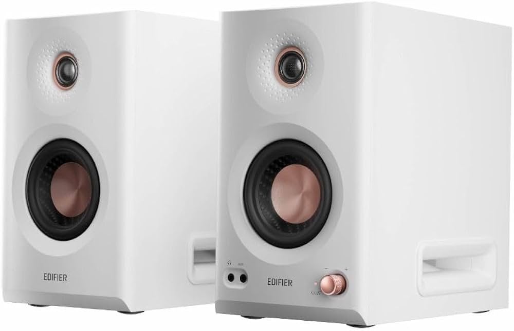 Edifier MR5 Studio Monitor Speakers, 3 weg sctief, Bluetooth, Studiomonitor, Nieuw, 60 tot 120 watt, AUX-ingang