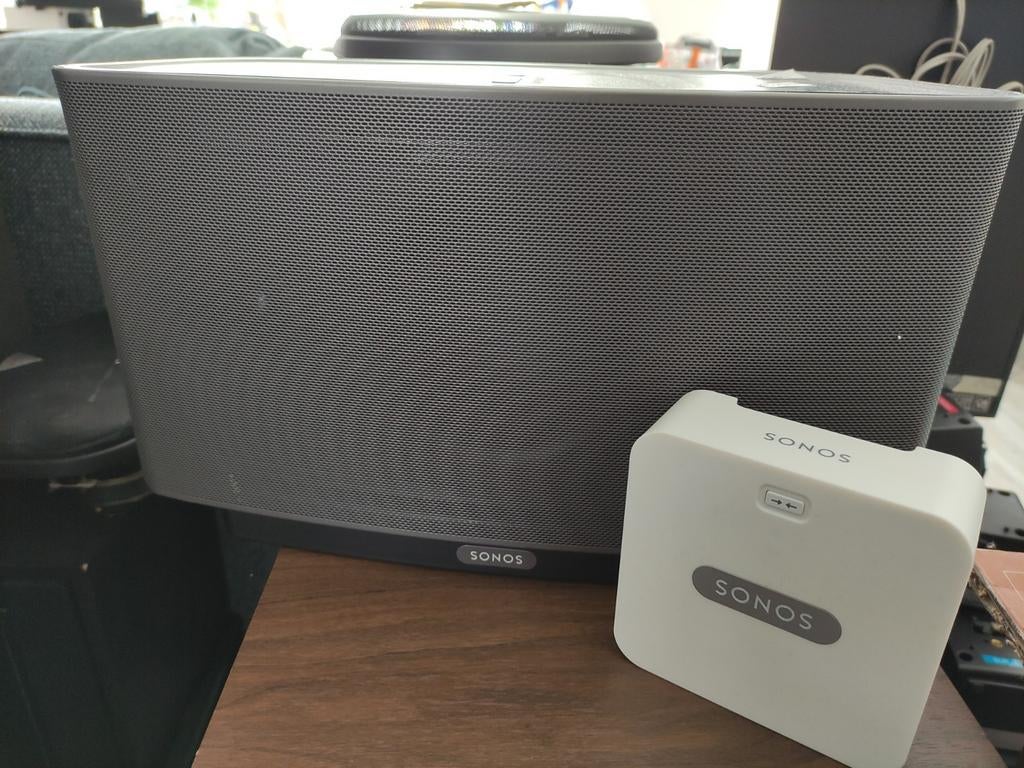 Sonos Play:5 Gen 1 met Sonos Bridge, Audio, Tv en Foto, Luidsprekers, Gebruikt, ., Ophalen of Verzenden, .