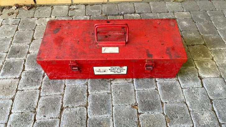 4 tons drukpers, Ophalen, Gebruikt, Hydraulisch, Potkrik