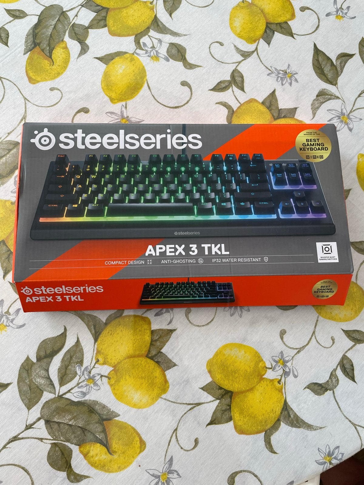 SteelSeries Apex 3 TKL Gaming Toetsenbord, Computers en Software, Toetsenborden, Gaming toetsenbord, Nieuw, Ophalen of Verzenden