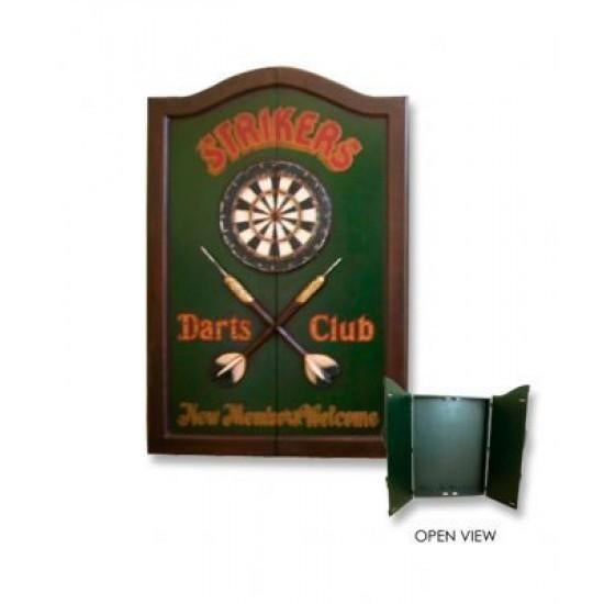 Dartkast 91 cm - dartkast hout, Sport en Fitness, Darts, Nieuw, Dartbord, Ophalen
