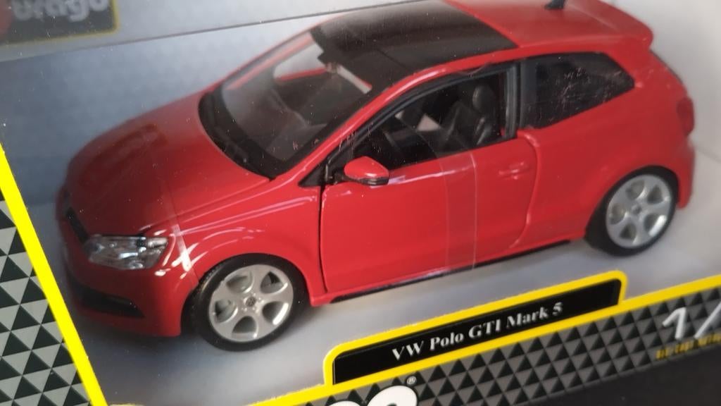 Volkswagen VW Polo mk5 GTi :124 Bburago Burago Pol, Auto, Verzenden, ., Nieuw