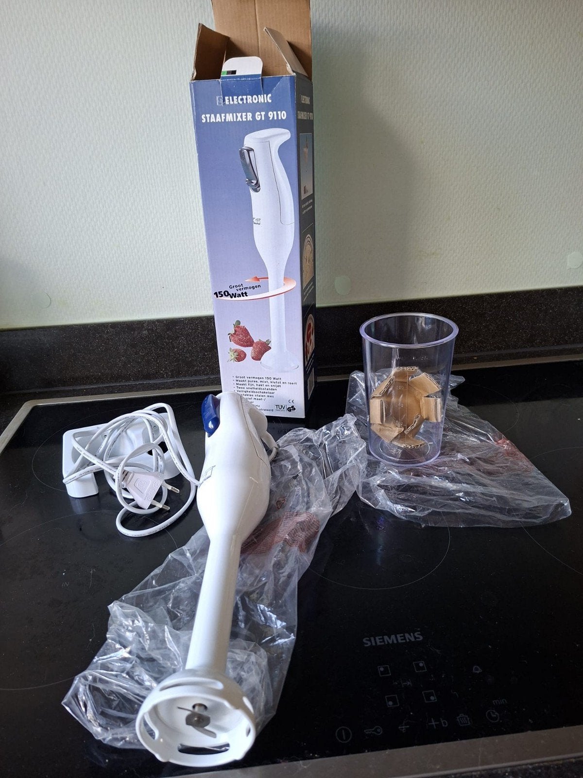Staafmixer nieuw in doos
150 watt, Minder dan 1 liter, Ophalen of Verzenden, Nieuw, 3 snelheden of meer
