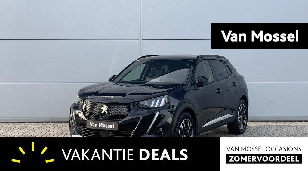 Peugeot e-2008 EV GT Pack 50 kWh | Navi | Camera | Adaptive, Auto's, Peugeot, 136 pk, Zwart, Origineel Nederlands, SUV of Terreinwagen