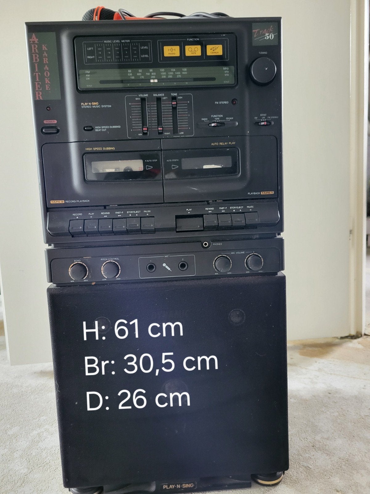 Arbiter Track 50 Stereo Muzieksysteem, Ophalen, Gebruikt