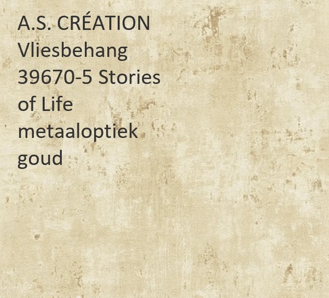vliesbehang as creation 39670-5 (3 rollen), Materiaallook, Natuurlijk, Overige merken, Ophalen of Verzenden