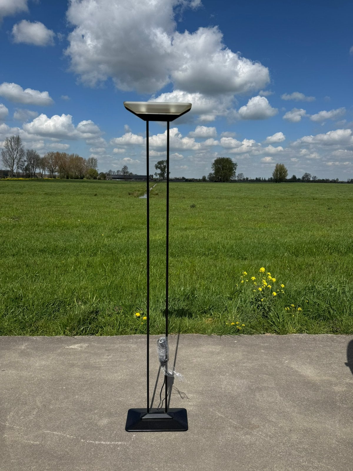 Hoge vloerlamp zwart, Ophalen, Gebruikt