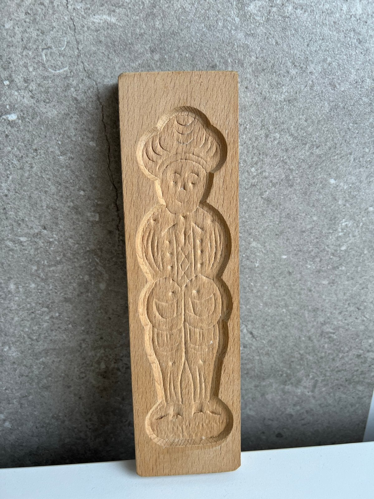 Houten speculaasplank met figuur, Ophalen of Verzenden