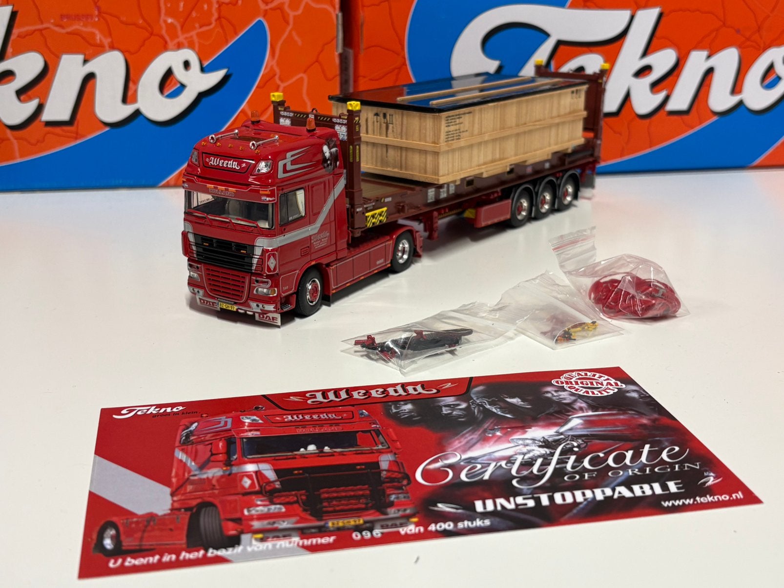Tekno Weeda Daf Unstoppable, Ophalen of Verzenden, Zo goed als nieuw, Bus of Vrachtwagen, Tekno