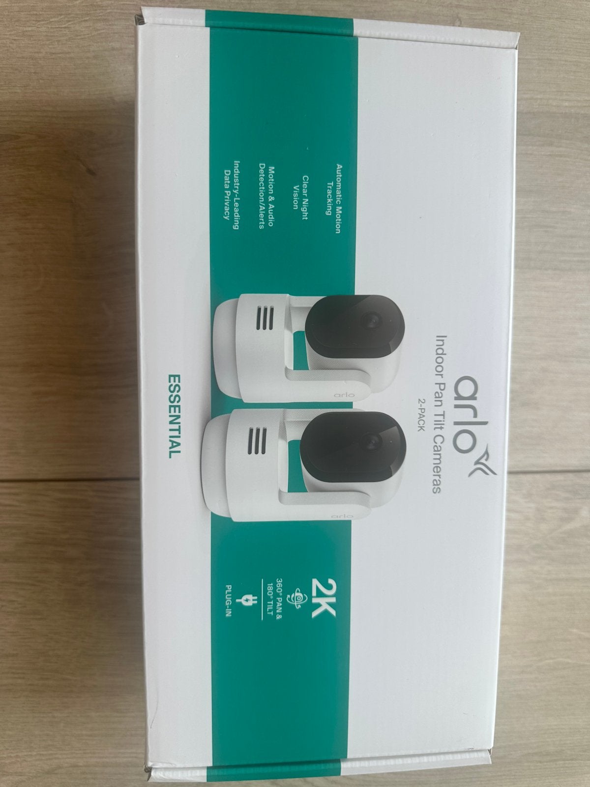 Arlo Essential Indoor Pan Tilt Cameras, Ophalen, Zo goed als nieuw, Detector, Sensor of Melder