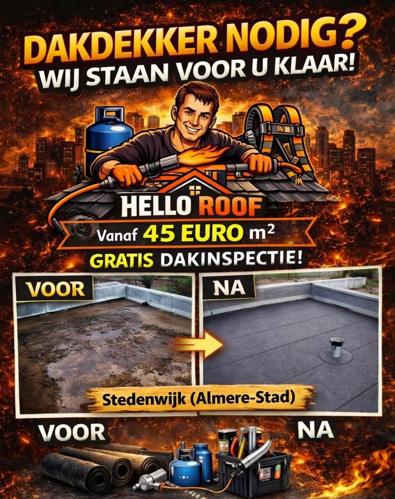 Dakdekker gezocht?, 24-uursservice, Overige dakdekking