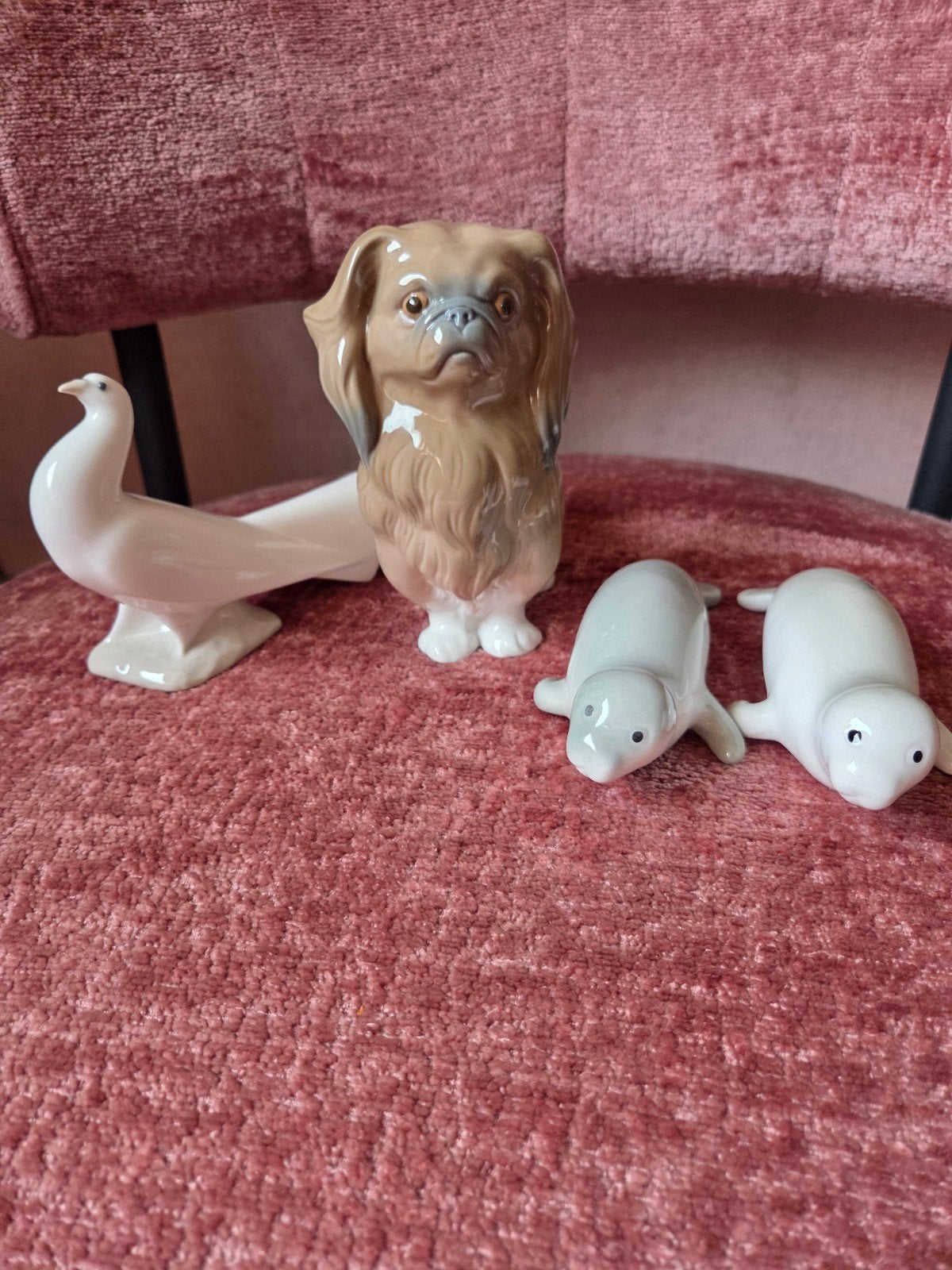 Set van 3 beeldjes: Lladro En Nao, Ophalen of Verzenden, Zo goed als nieuw, Dier