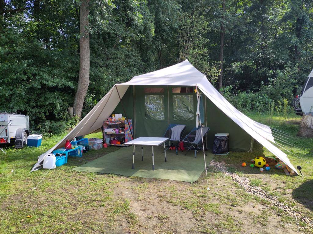 De Waard Albatros, Caravans en Kamperen, Tenten, Ophalen, Gebruikt, Tot en met 4
