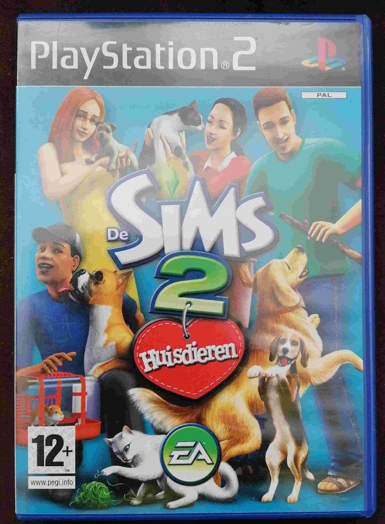 CD ROM Playstation 2 - De Sims 2 Huisdieren, Overige genres, 1 speler, Ophalen of Verzenden, Zo goed als nieuw