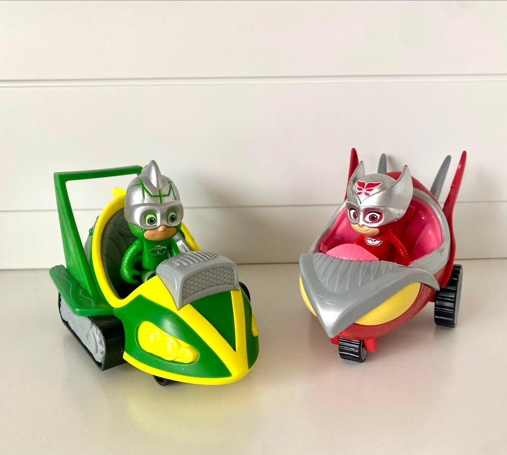 PJ Masks Voertuigen Set, Ophalen of Verzenden, Zo goed als nieuw, Jongen of Meisje
