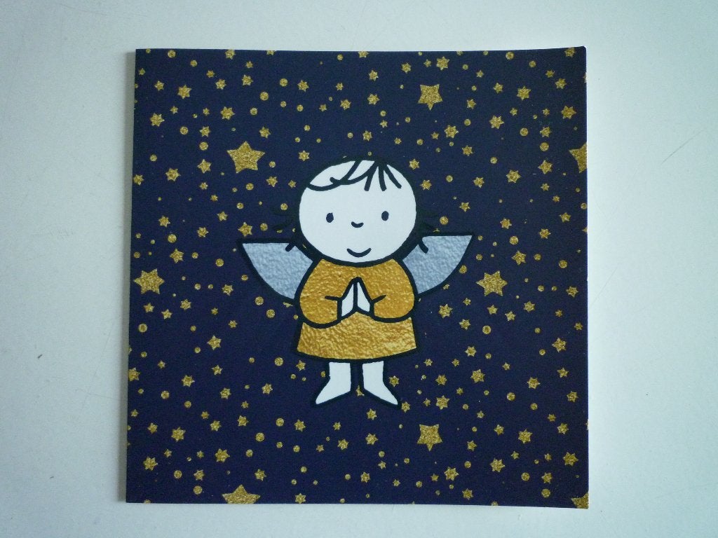 Dick Bruna kaart met engel engeltje engelen, Verzamelen, Ophalen of Verzenden, Voor 1920, Overige thema's