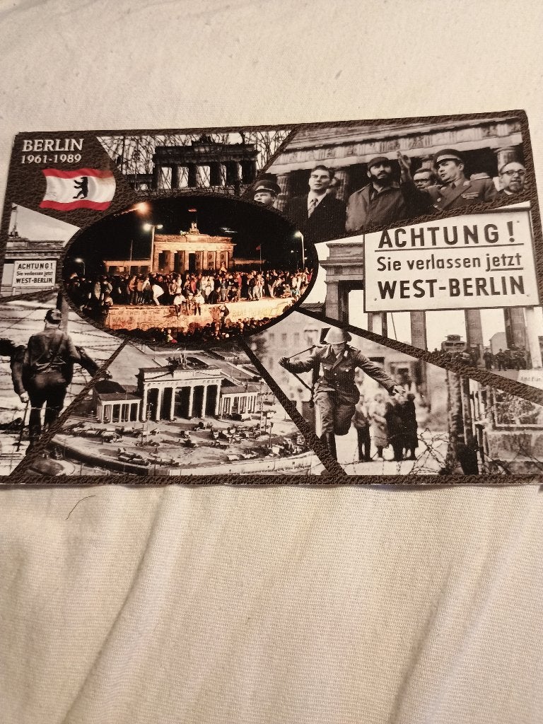 Kaart WEST BERLIJN, Verzamelen, Verzenden, 1960 tot 1980, Gelopen, Duitsland
