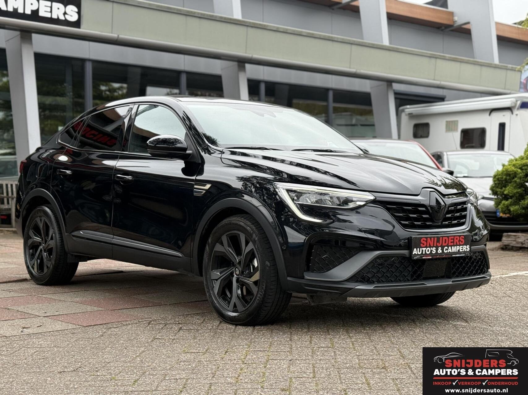 Renault Arkana 1.6 E-Tech full hybrid 145 techno,carplay, Auto's, Arkana, Gebruikt, Zwart, Zwart