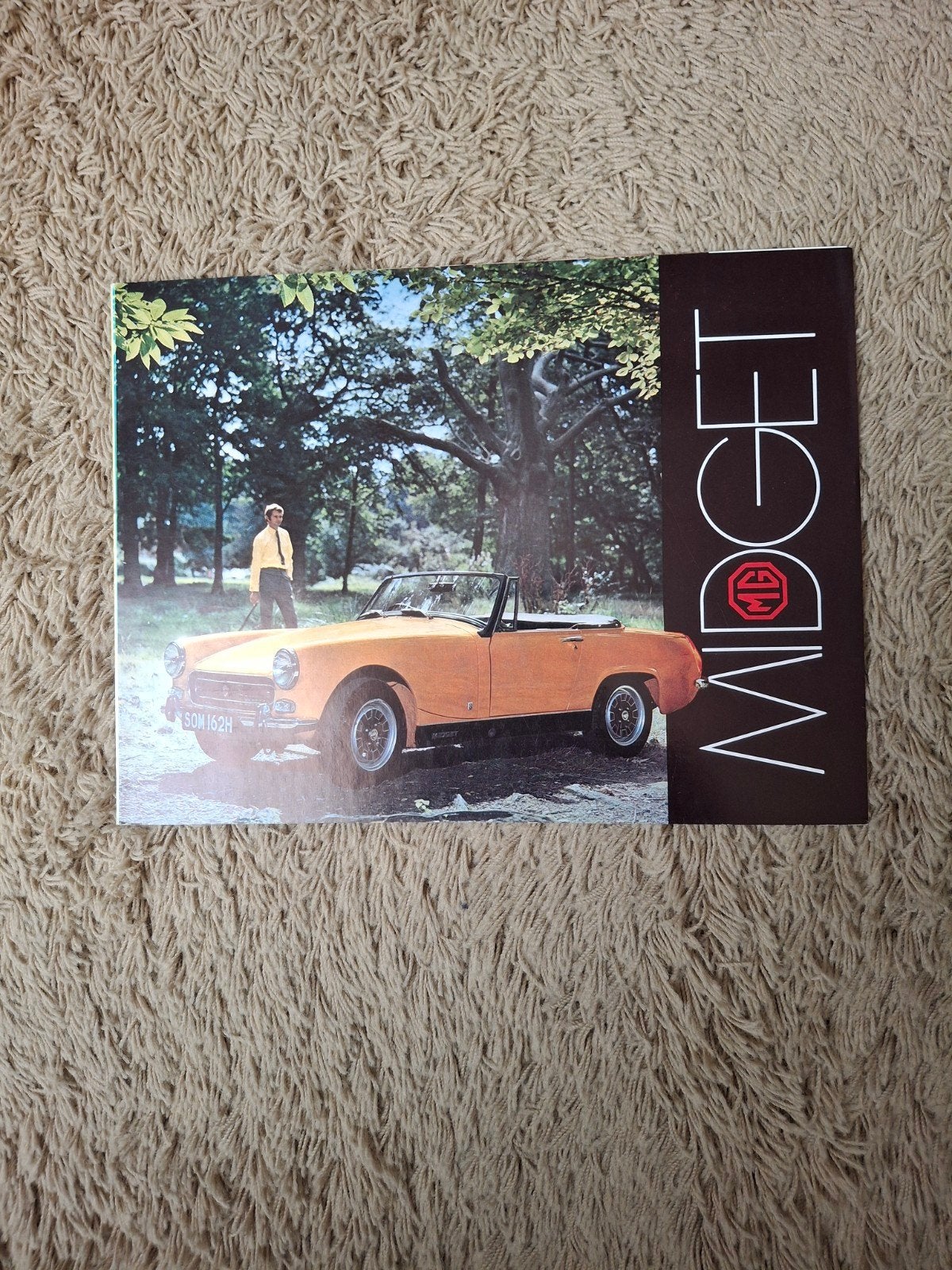 Autofolder MG Midget, Verzenden, Gelezen, Overige merken
