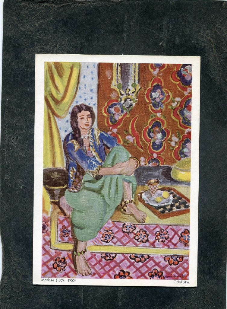 Ansicht Henri Matisse - Odaliske, Verzenden, 1980 tot heden, Ongelopen