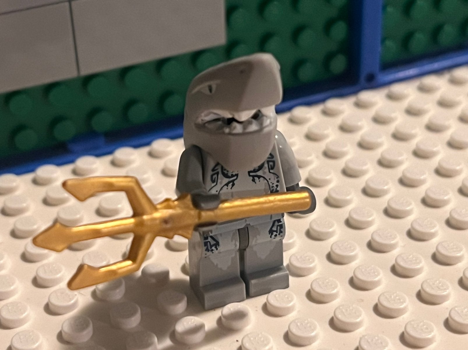 Lego minifiguur shark warrior, Ophalen of Verzenden, Zo goed als nieuw