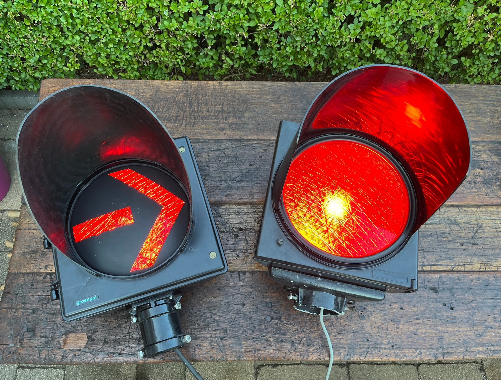 2 grote verkeerslichten., Huis en Inrichting, Ophalen of Verzenden