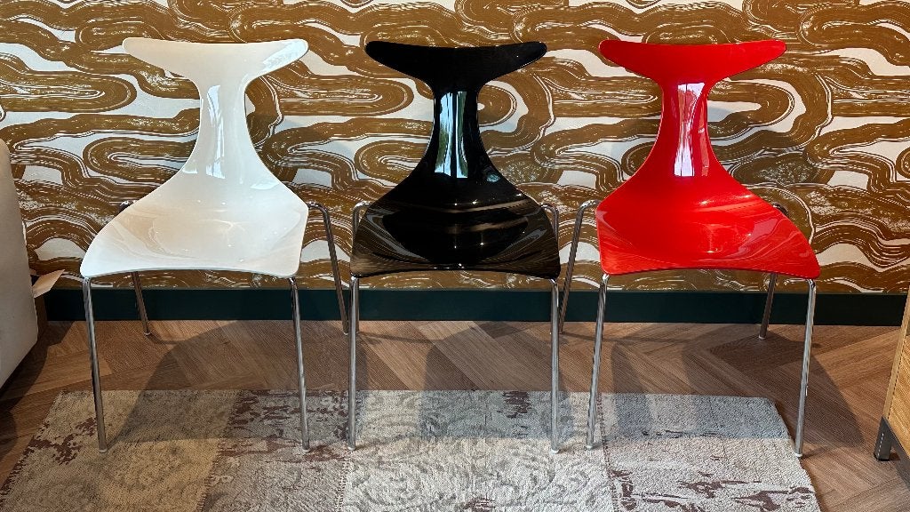 6x Gino Carollo Delfy stoel – Ciacci Kreaty, Ophalen, Kunststof, Gebruikt, Design