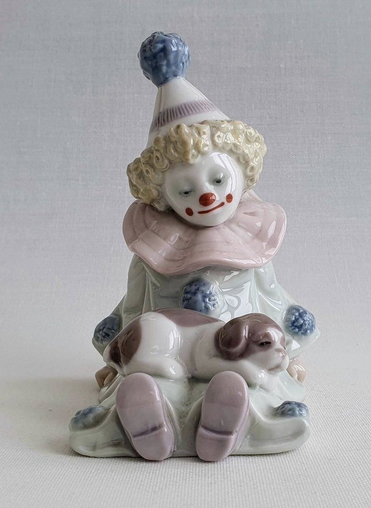 Lladro Clown met puppie (laatste kans), Ophalen of Verzenden, Zo goed als nieuw, Overige typen