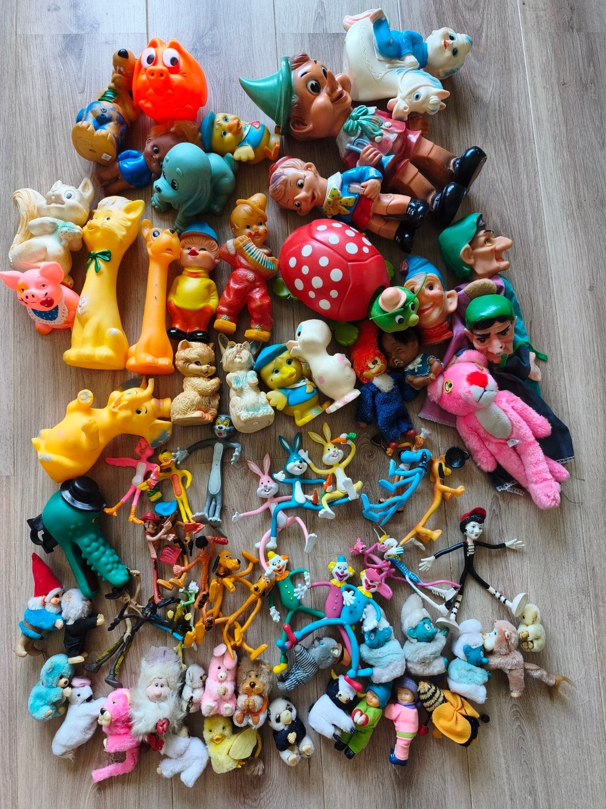 Vintage Squeaks Piepbeestjes Toys Speelgoed Bieden, Verzamelen, Poppetjes en Figuurtjes, Ophalen of Verzenden, Gebruikt