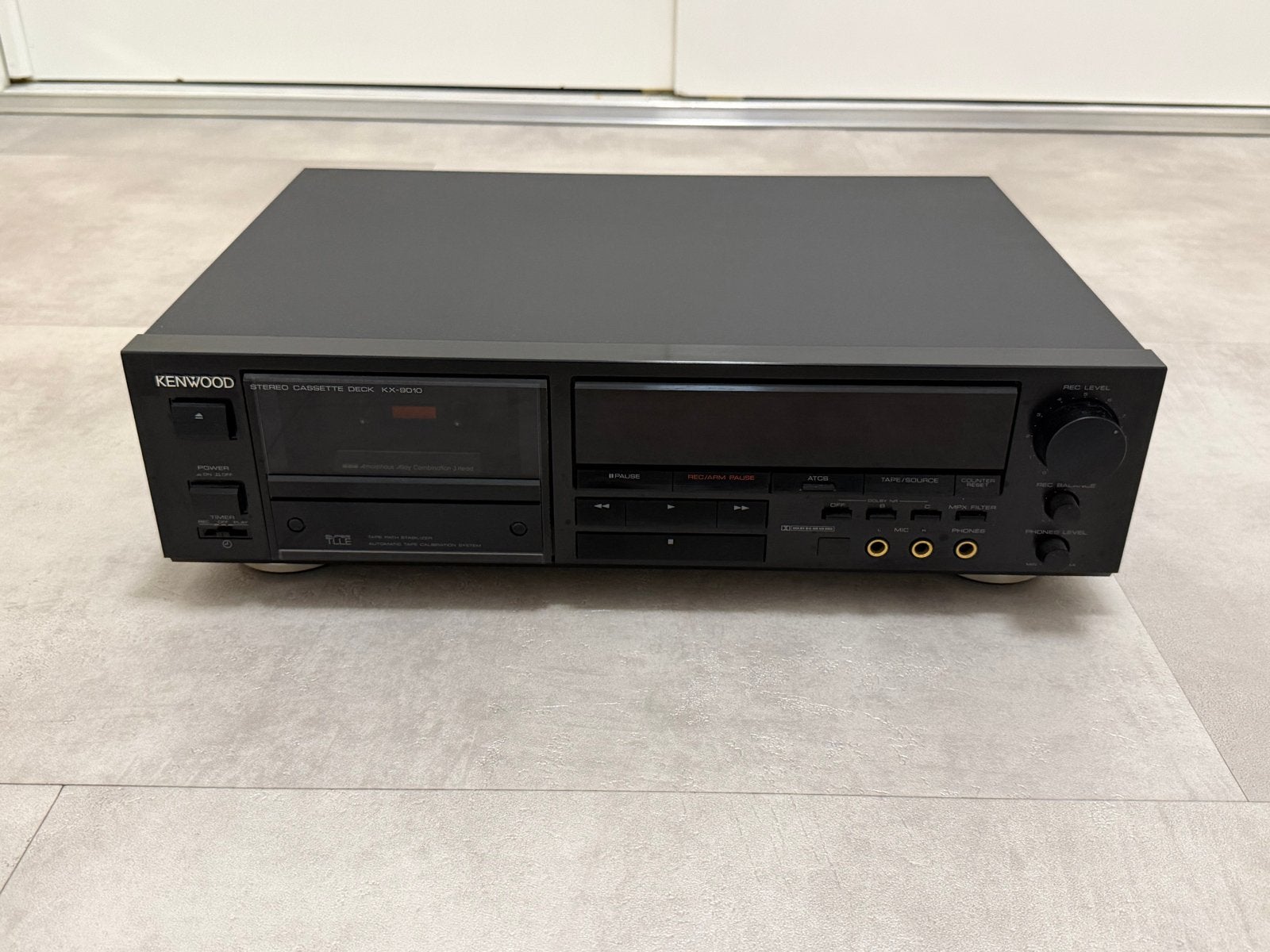 Kenwood KX-9010 Stereo Cassette Deck, Audio, Tv en Foto, Ophalen of Verzenden, Enkel, Kenwood, Tiptoetsen