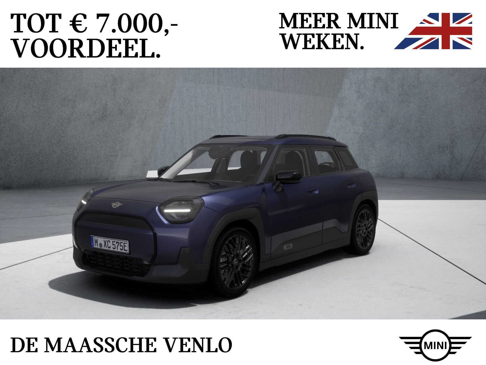 MINI Aceman E / Essential / Pakket XS / 18" Night Flash Spok