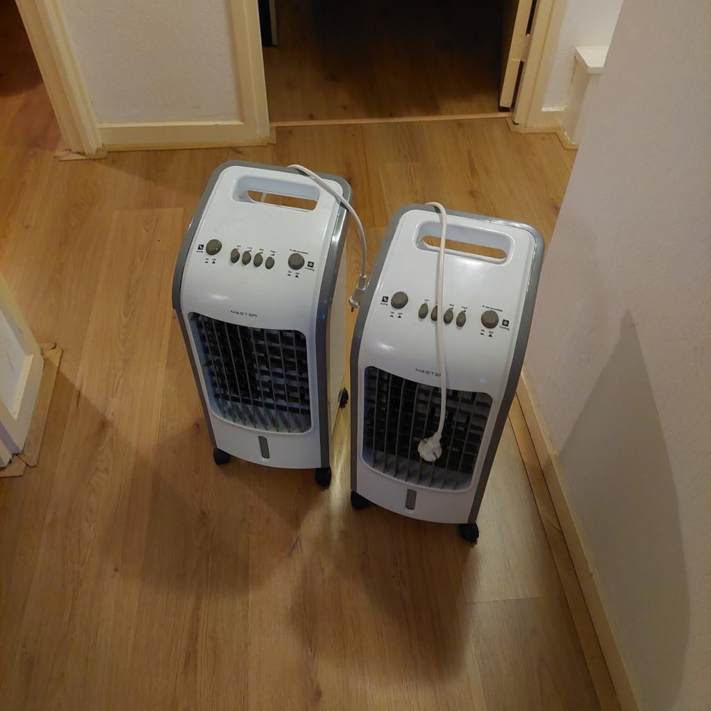 Air Cooler - Mobiele Airco (2 stuks), Ophalen, Gebruikt, Minder dan 60 m³, 3 snelheden of meer