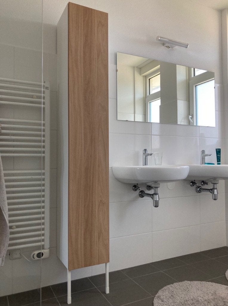 IKEA Enhet Badkamerkast, Huis en Inrichting, Ophalen, (Half)hoge kast, Minder dan 50 cm, Zo goed als nieuw