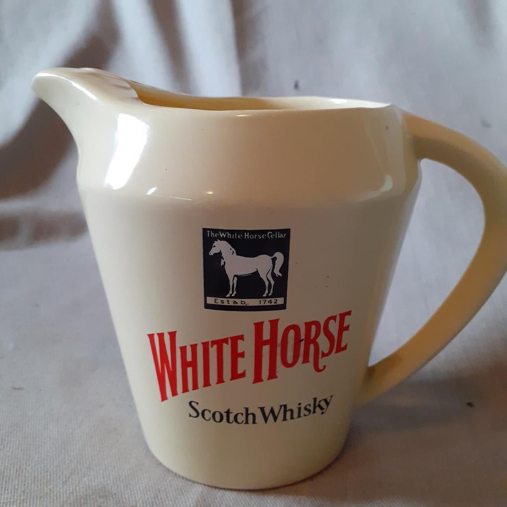 Waterkan, Pitcher "White Horse" Scotch Whisky, Ophalen of Verzenden, Zo goed als nieuw, Gebruiksvoorwerp