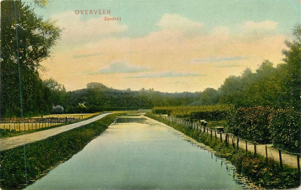 381-286-047 Overveen Zanderij, Verzenden, Voor 1920, Noord-Holland