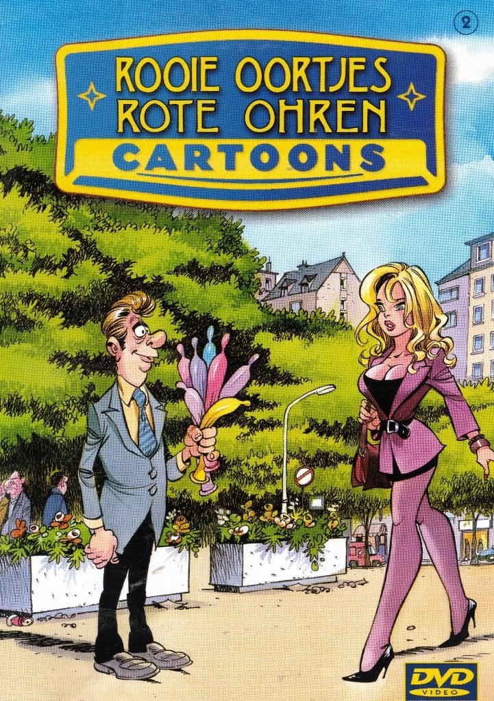 Rooie Oortjes - Cartoons, Europees, Tekenfilm, Ophalen of Verzenden, Zo goed als nieuw