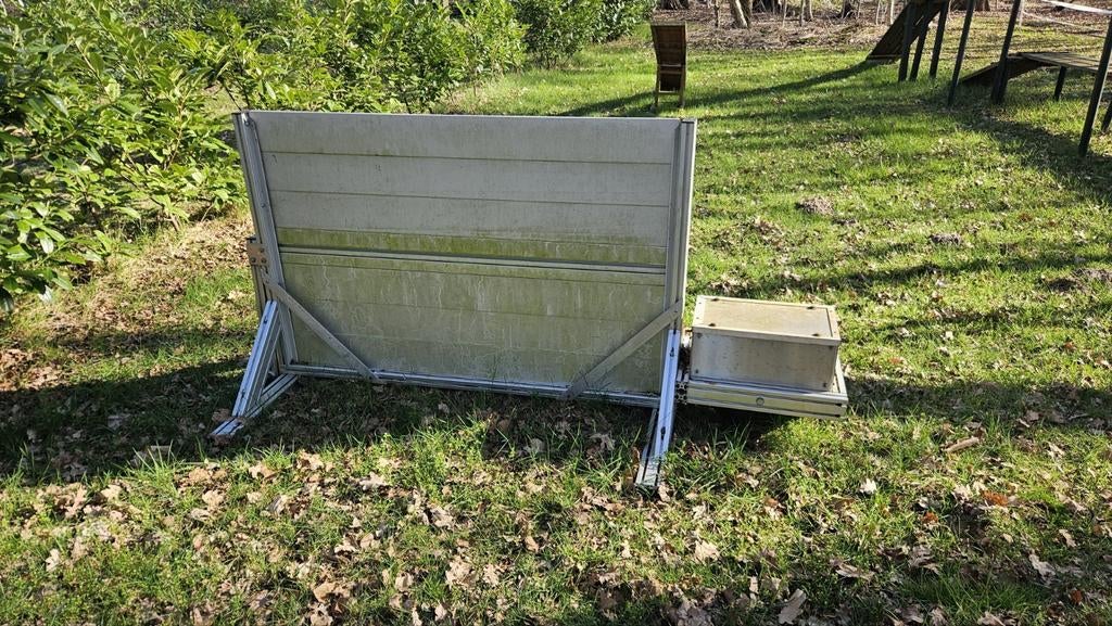 Aluminium schutting / haag, Ophalen