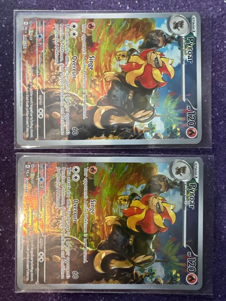 Pyroar 200/193 - Full Art Pokémon Kaart, Ophalen of Verzenden, Zo goed als nieuw