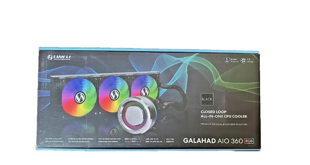 Lian Li Galahad AIO 360 ARGB waterkoeling – 360mm, Computers en Software, Computerkoelers, Nieuw, Waterkoeling, Verzenden