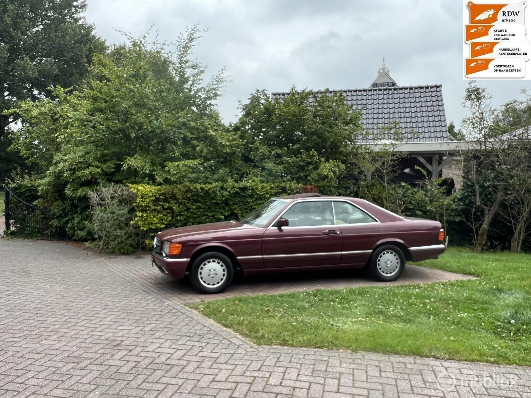 Unieke Mercedes S-klasse 500 SEC bj 1990, Auto's, Automaat, Achterwielaandrijving, 8 cilinders, 252 pk