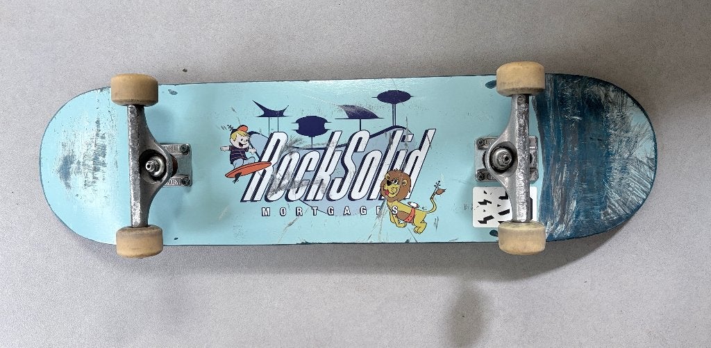 Skateboard – Rock Solid Deck + Independent Trucks 8" / 20cm, Sport en Fitness, Skateboarden, Ophalen of Verzenden, Gebruikt, Skateboard