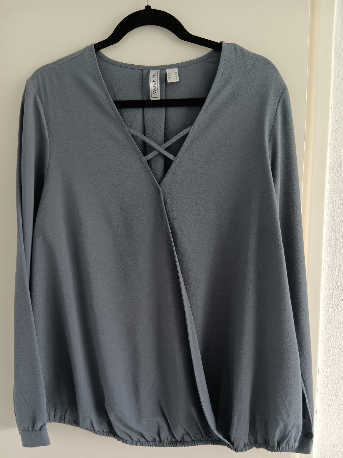 Nieuwe Blouse, Rainbow, mt 44, Kleding | Dames, Blouses en Tunieken, Rainbow, Blauw, Maat 42/44 (L), Ophalen of Verzenden